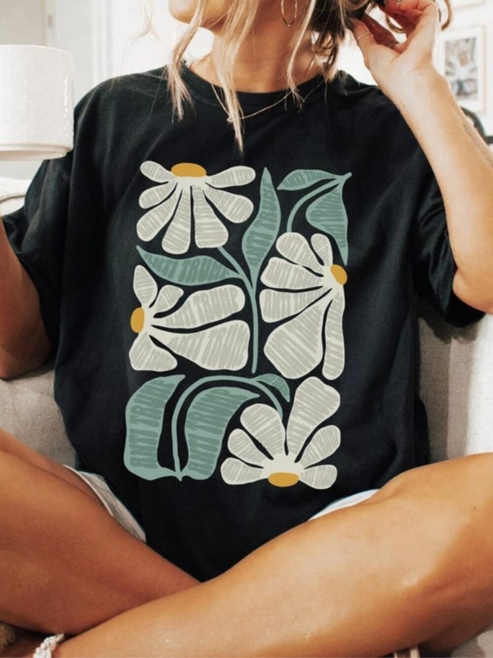 Floral Feminist Rights T-shirt, Human Rights Graphic Tee